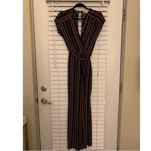 Striped Jumpsuit